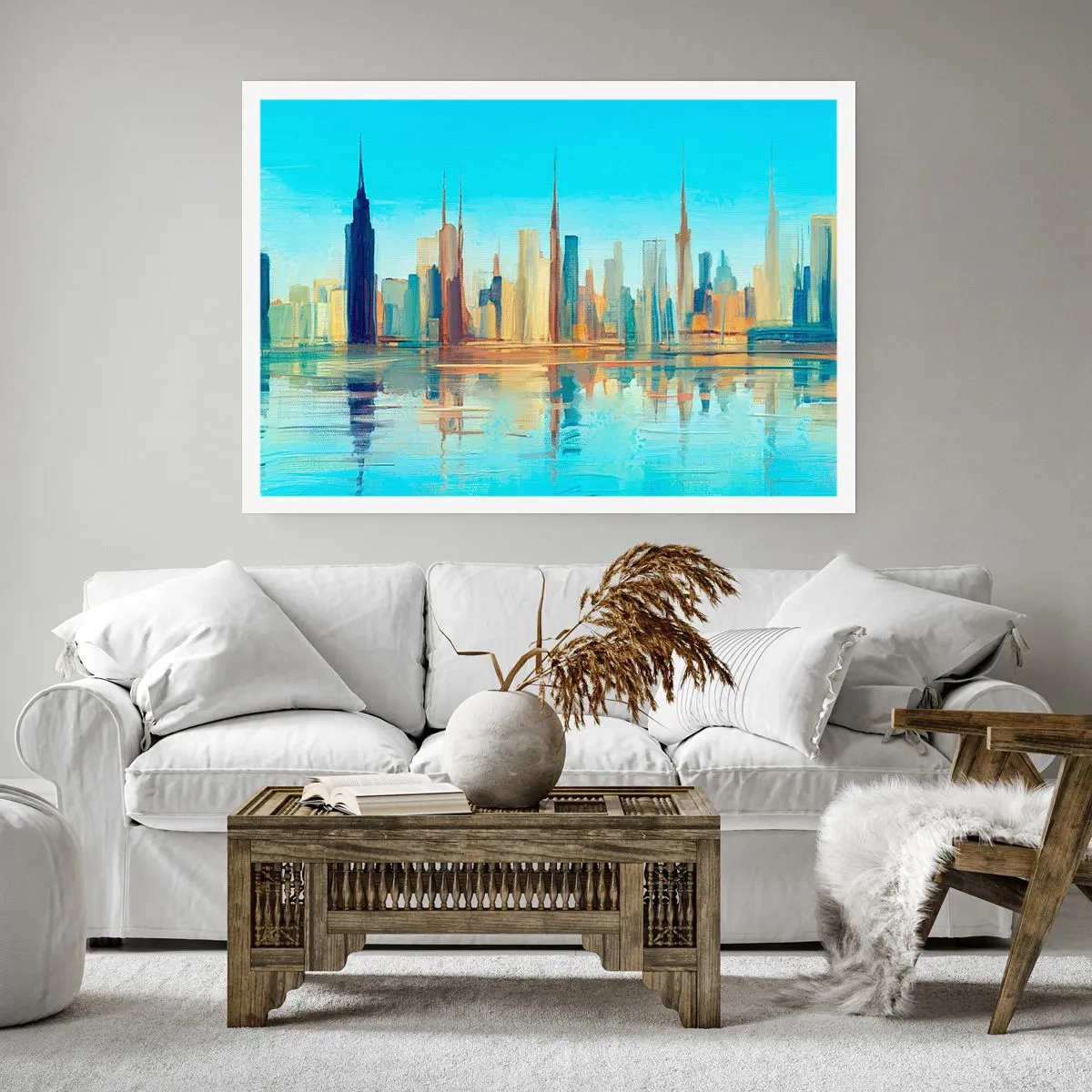 Poszter - Napfényes metropolisz - 91x61 cm