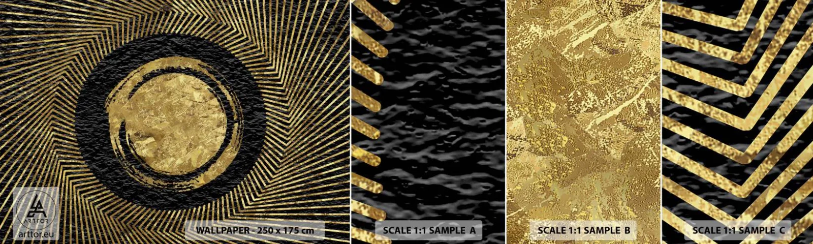 Fotótapéta Minta Standard Eco - Glamour kompozíció - Art Deco, Modern, Fényesség - 100x30 cm