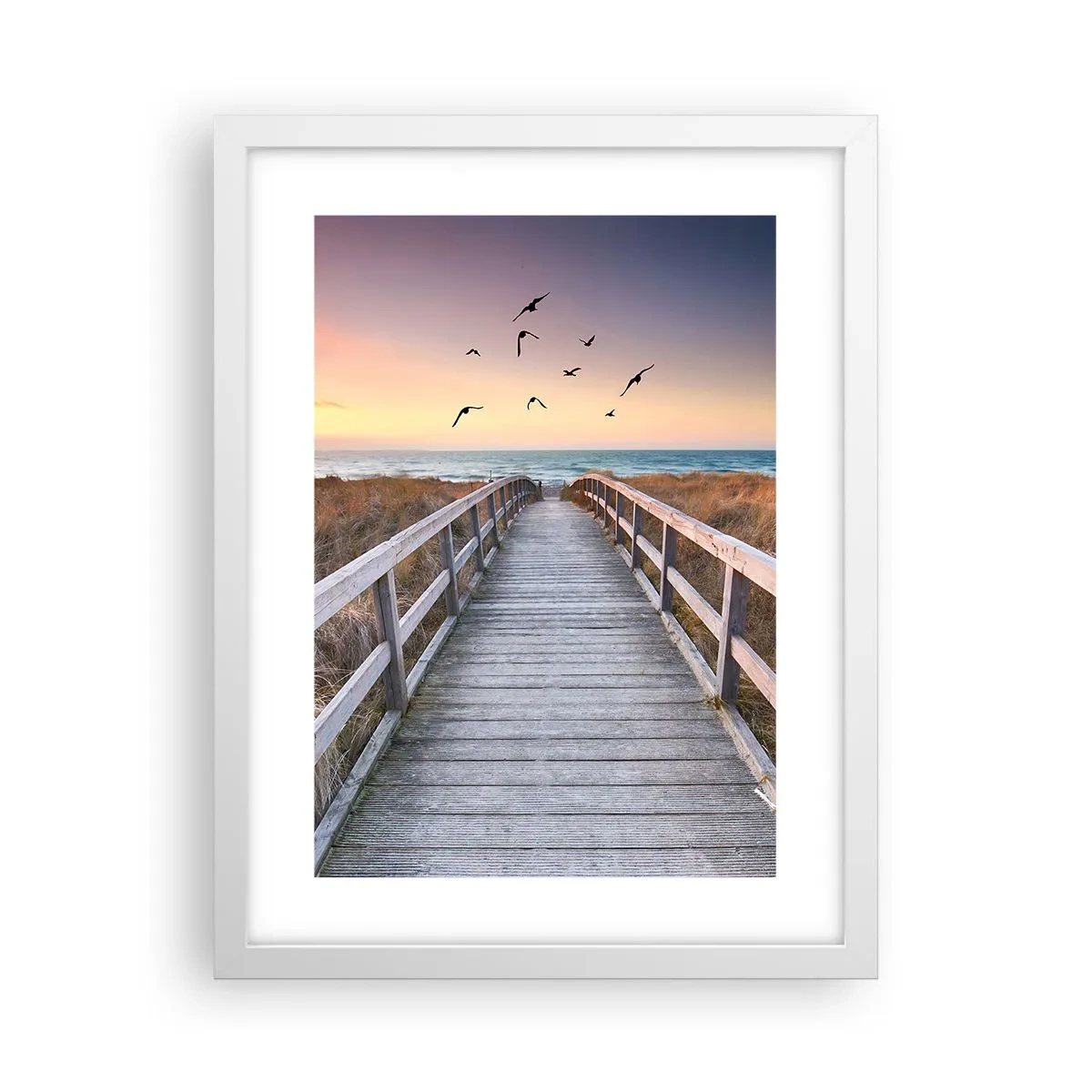 Poszter fekete keretben - Repülési tér - 30x40 cm