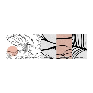 Fotótapéta Minta Premium Sand - Gallyak hálójában - Absztrakció, Grafika, Tervezés - 100x30 cm