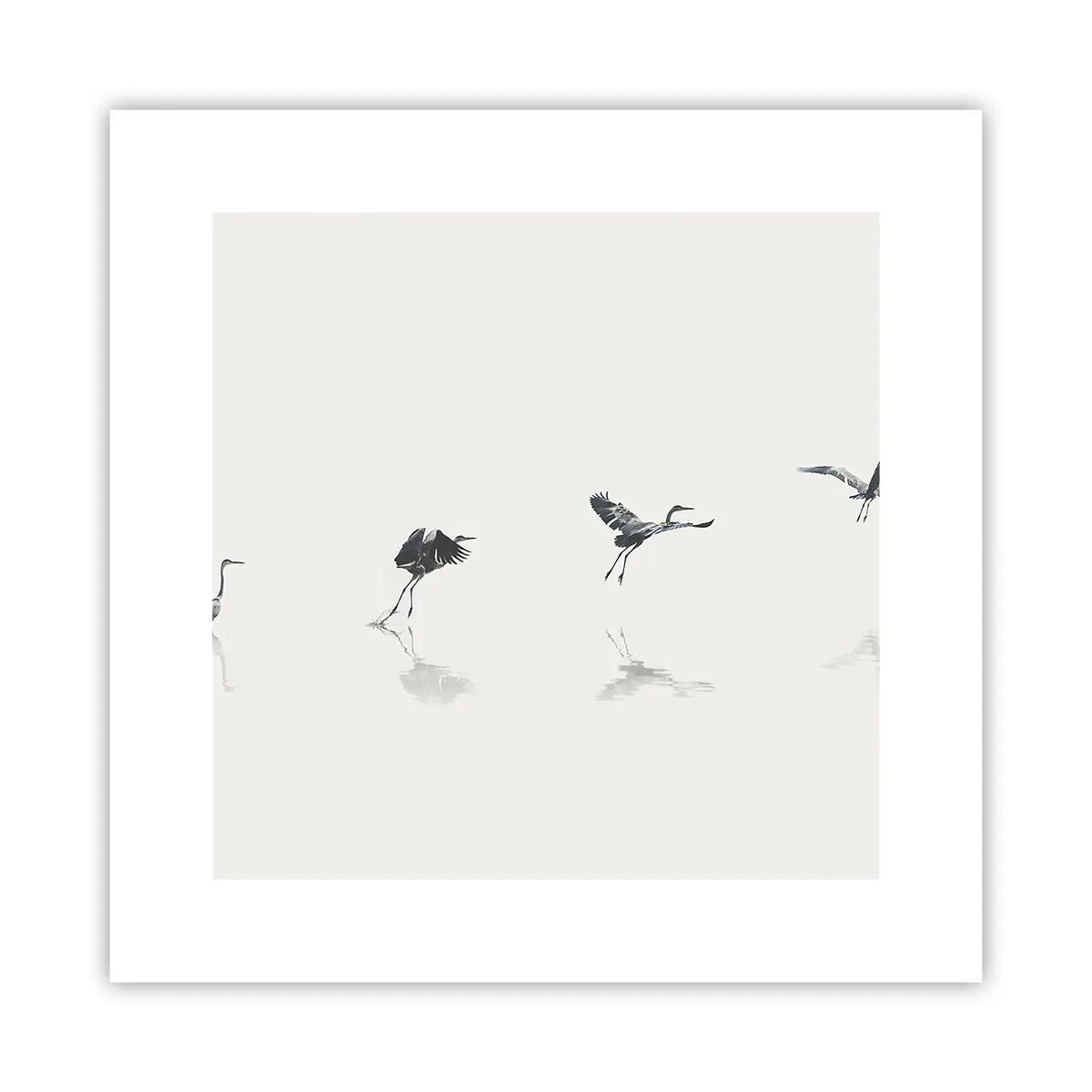 Poszter - Négy egyszerű lépés - 30x30 cm