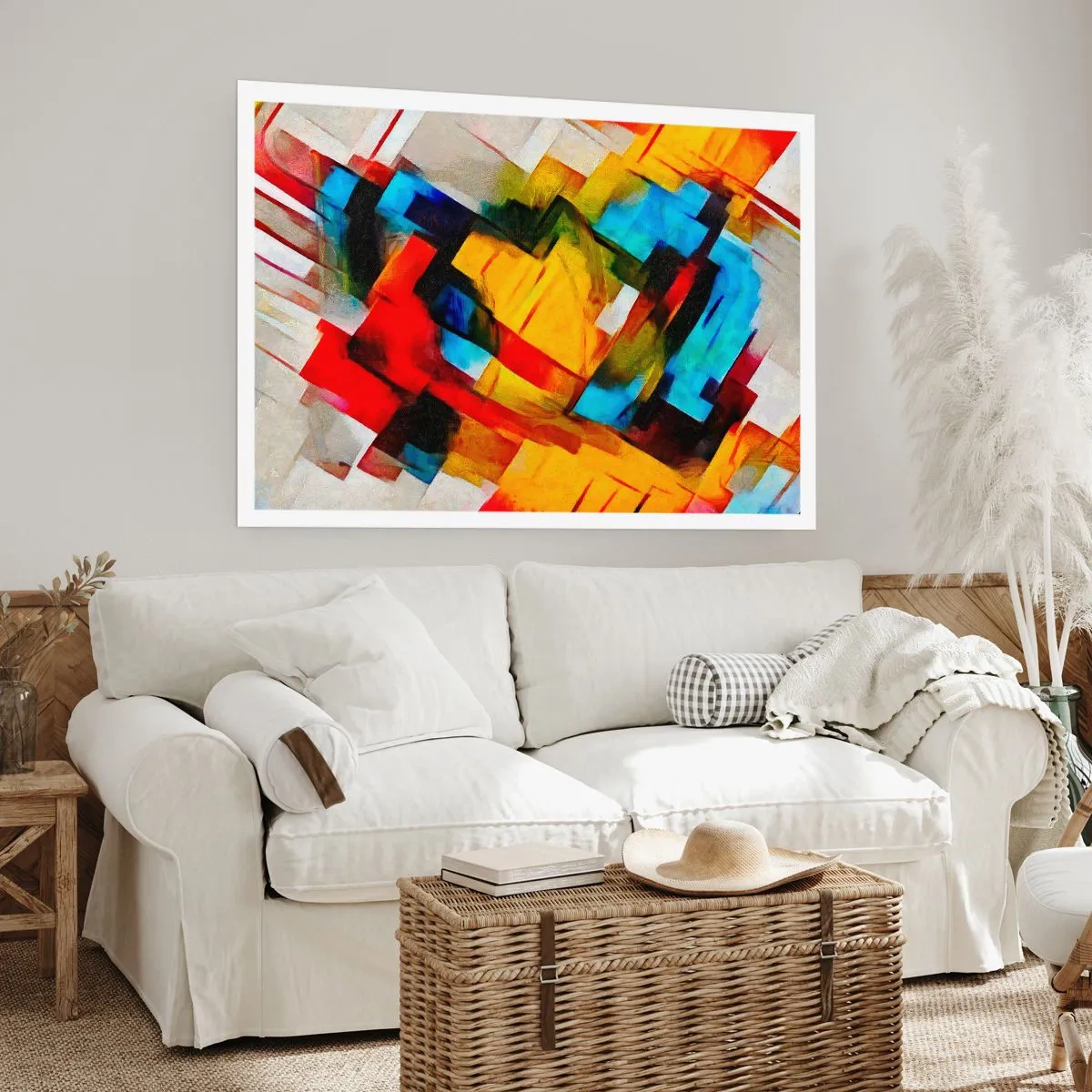 Poszter - Többszínű réteges - 40x30 cm