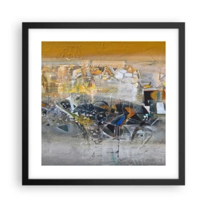 Poszter fehér keretben - Minden rendben lesz - 40x40 cm