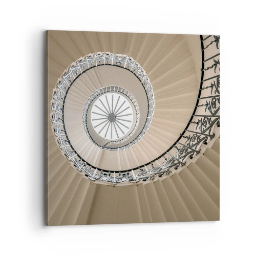 Vászonkép - Egy kagyló közepén - 70x70 cm