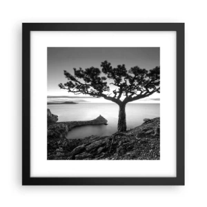 Poszter fehér keretben - Béke a horizontig - 30x30 cm