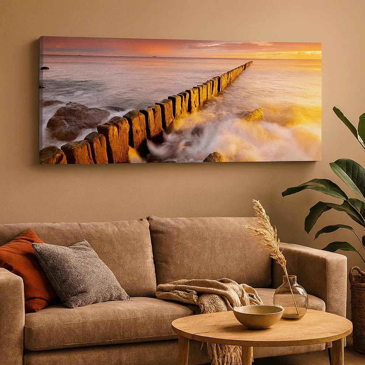 Vászonkép - A hullámok szelídsége - 30x30 cm