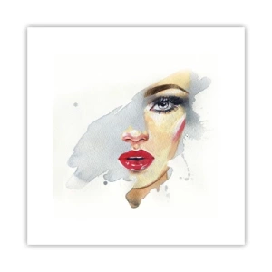 Poszter - Egy vízcsepp tükörkép  - 30x30 cm