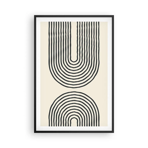 Poszter fehér keretben - Bármelyik percben ... - 61x91 cm