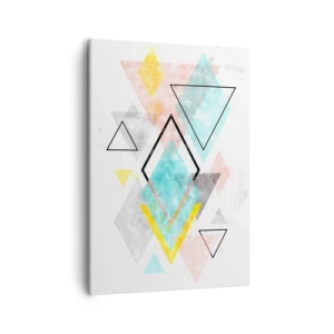 Vászonkép - Geometriai játék - 50x70 cm