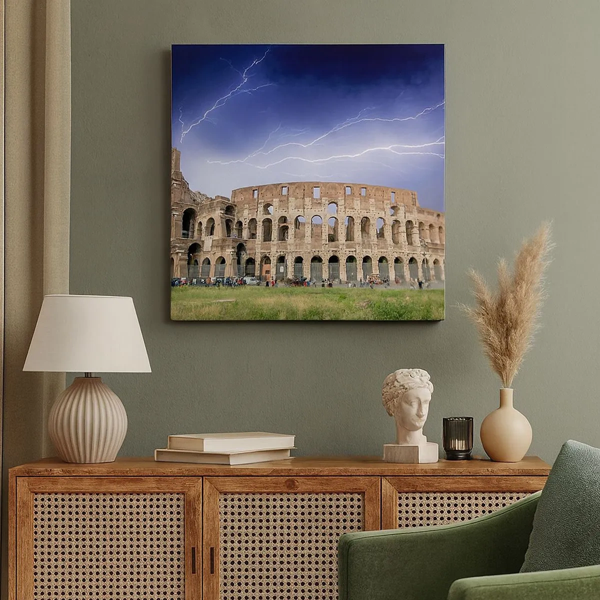 Vászonkép - Harc helyszíne - 30x30 cm