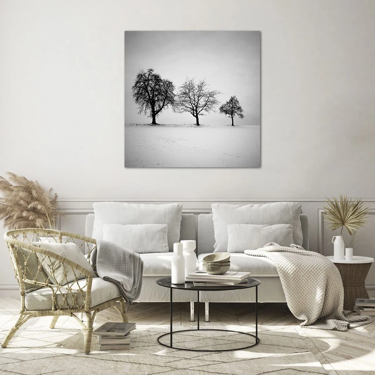 Üveg kép - Miről álmodoznak? - 60x60 cm