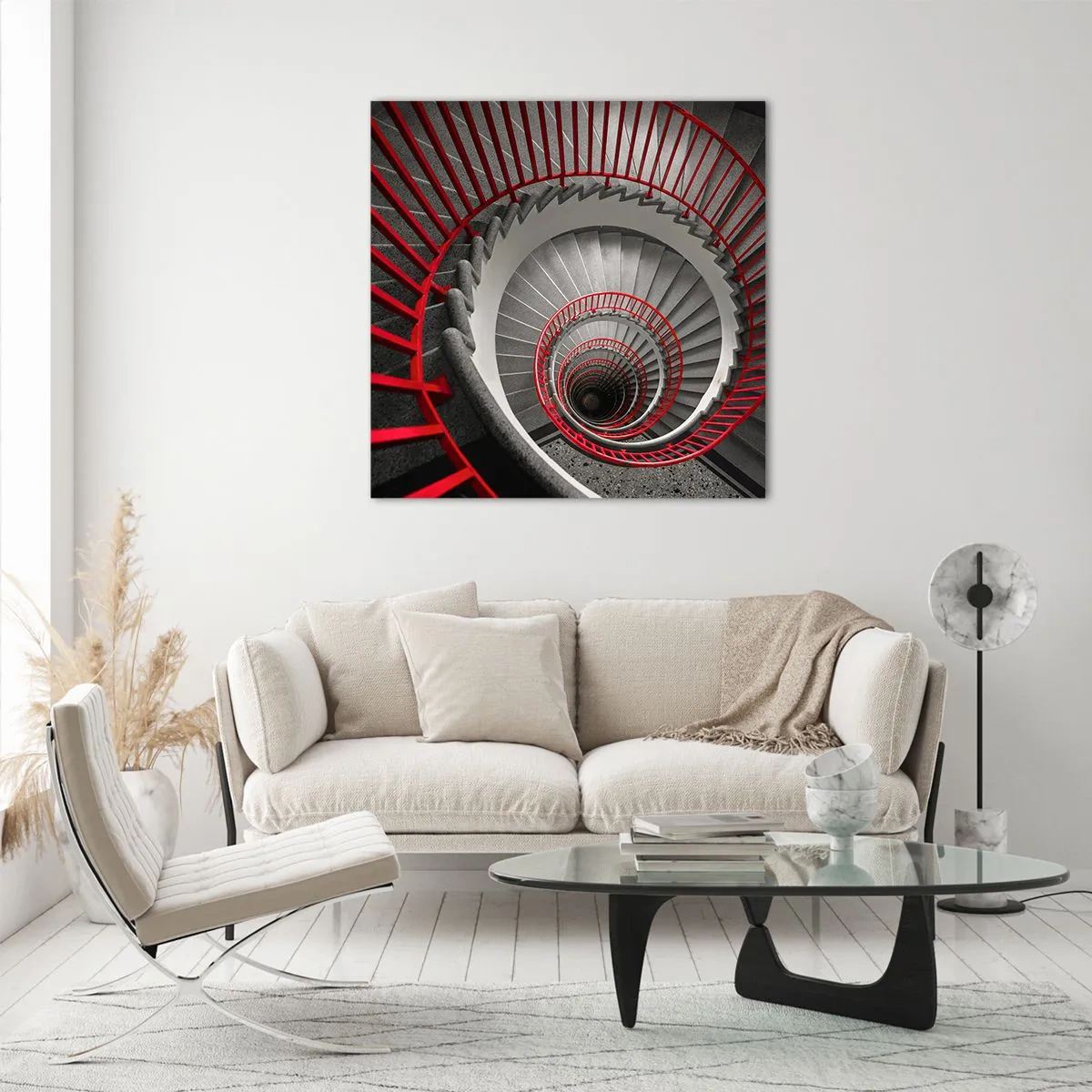 Üveg kép - Építészeti játékok - 40x40 cm
