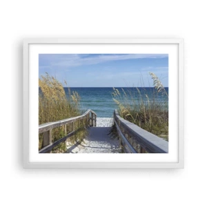 Poszter fekete keretben - Napsütésben, szélben - 50x40 cm