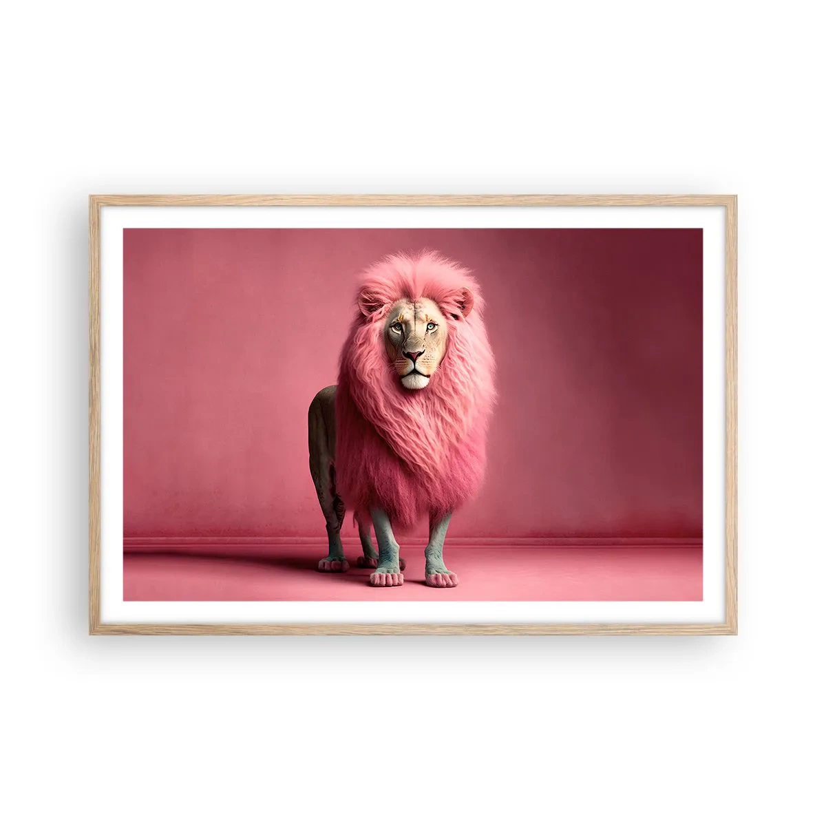 Poszter világos tölgy keretben - És már nem félsz - 91x61 cm