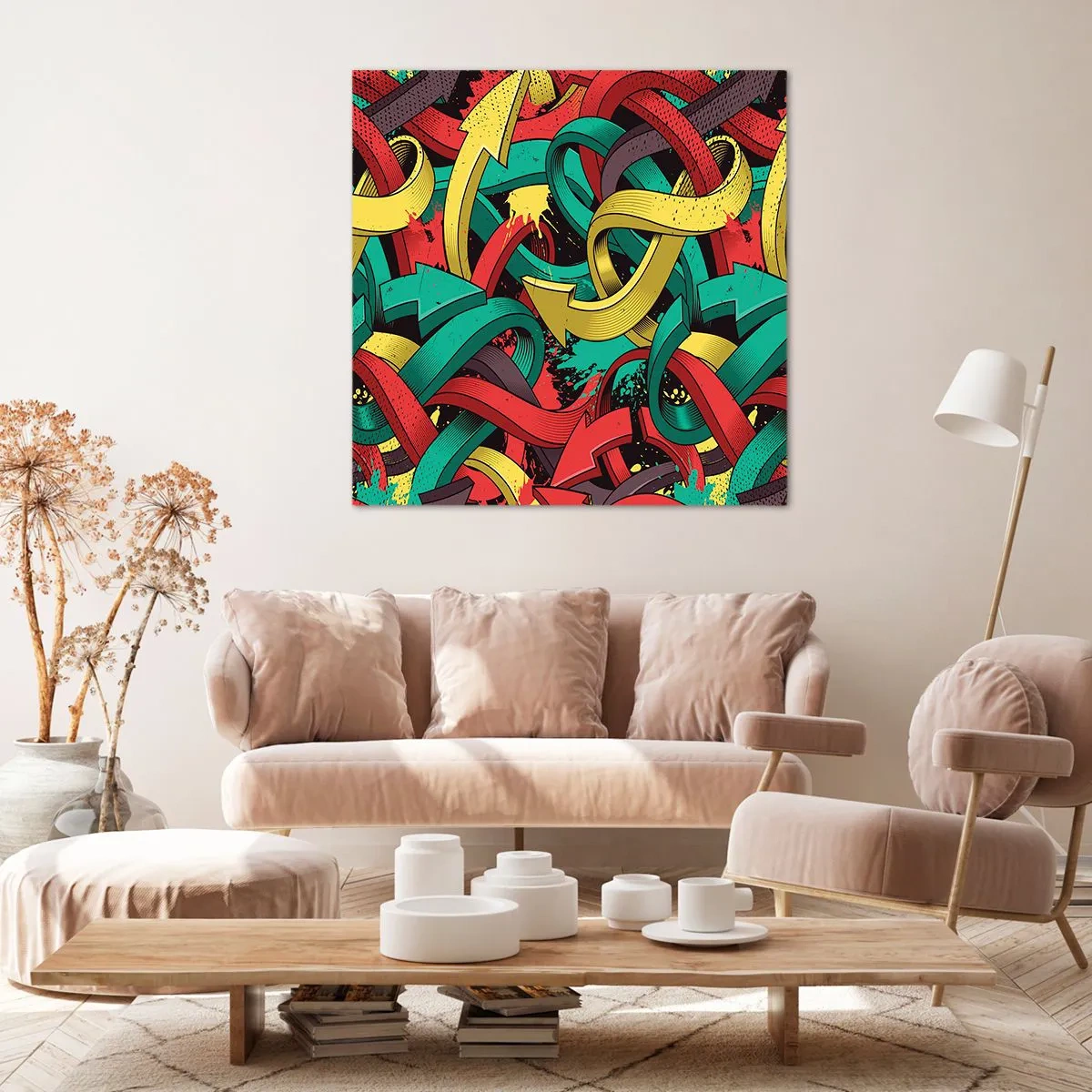 Vászonkép - Melyik az út a cél felé? - 40x40 cm