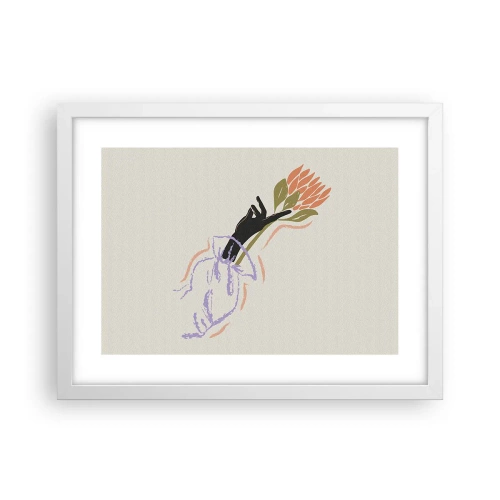 Poszter fekete keretben - Egy testvéri érintés - 40x30 cm