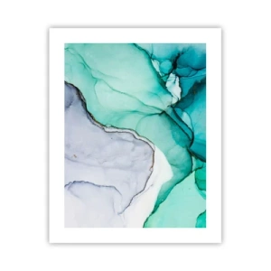 Poszter - Tanulmány türkizben - 40x50 cm