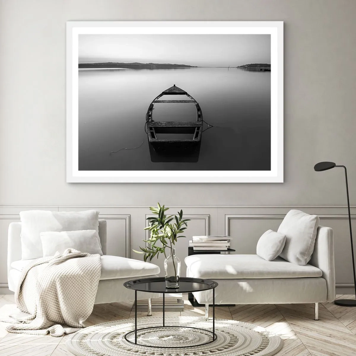 Poszter fekete keretben - Vágyódás és melankólia - 100x70 cm