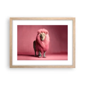 Poszter világos tölgy keretben - És már nem félsz - 40x30 cm