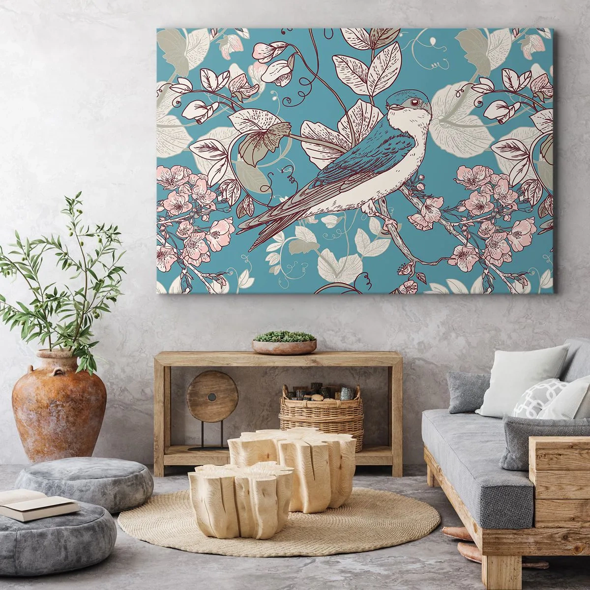 Vászonkép - A vörös és ezüst tűlevelűben - 70x50 cm
