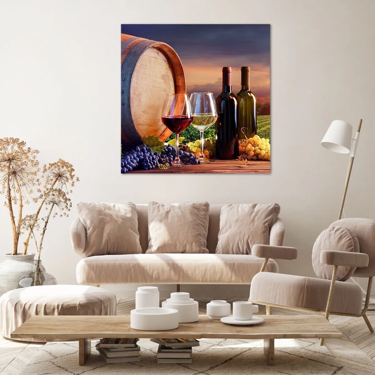 Vászonkép - Az életnek itt íze van - 60x60 cm