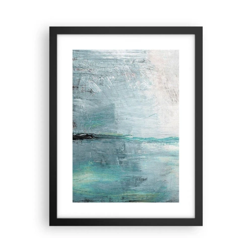 Poszter fehér keretben - Vízszintesen kék színben - 30x40 cm