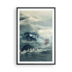 Poszter fehér keretben - Varázslatos vizeken - 61x91 cm