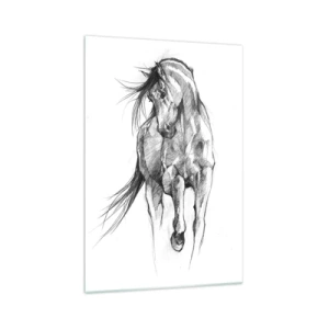 Üveg kép - Kecses ügetésben - 70x100 cm