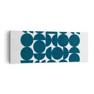Vászonkép - Körök és félkörök - 140x50 cm