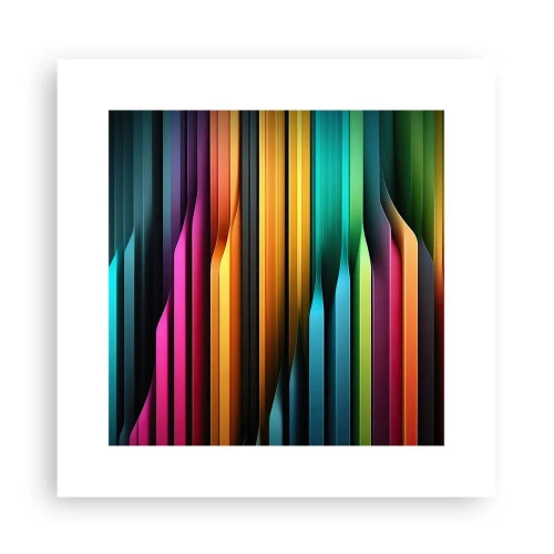 Poszter - Fényorgonák - 30x30 cm