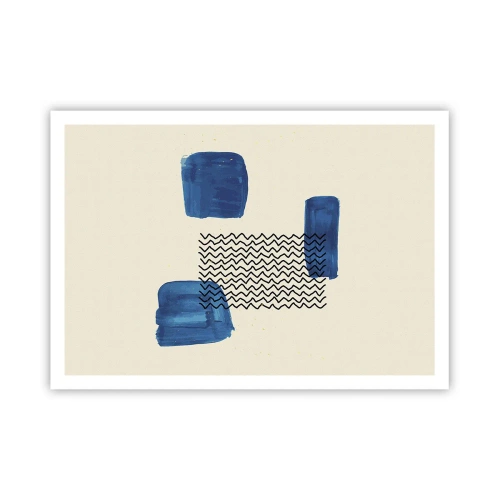 Poszter - Absztrakt kvartett - 100x70 cm