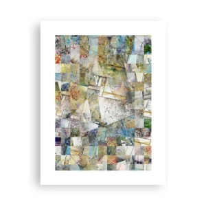 Poszter - Geometrikus átrendeződés - 30x40 cm