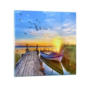 Üveg kép - Viszlát holnapig - 70x70 cm