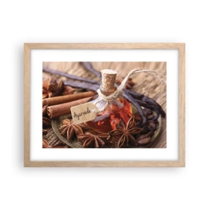 Poszter világos tölgy keretben - A test és a lélek egysége felé - 40x30 cm