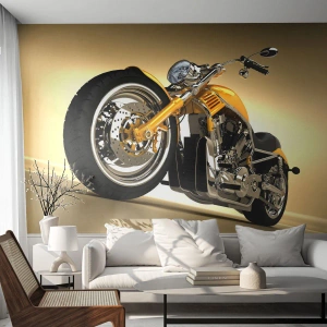 Fotótapéta Premium Sand - Álom az erőről és gyorsaságról - Motorkerékpár, Motor, Autóipari - 100x70 cm