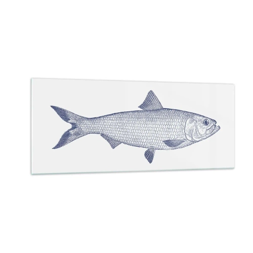 Üveg kép - Üdvözlet az északi tengerektől - 100x40 cm