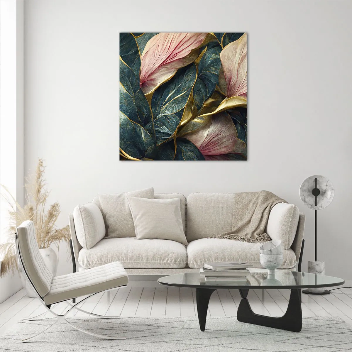 Üveg kép - Természetes elegancia és stílus - 50x50 cm