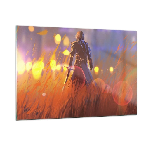 Üveg kép - Tévedő lovag - 120x80 cm