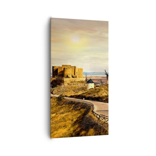 Vászonkép - Mindjárt megjelenik Don Quijote - 65x120 cm