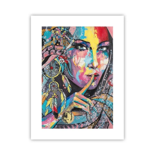 Poszter - Maradj csendben, amíg meg nem érted - 30x40 cm