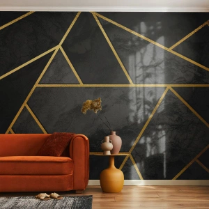 Fotótapéta Premium Sand - Sötétség és ragyogás - Absztrakció, Darab, Modern minta - 150x105 cm