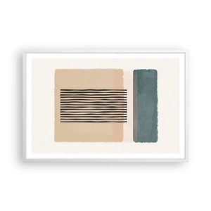 Poszter fekete keretben - Minden rendben - 91x61 cm