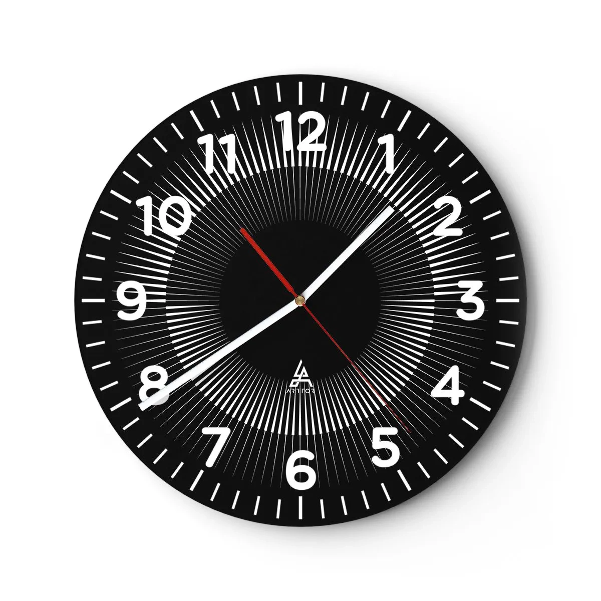 Falióra, Óra - Fekete Nap - 40x40 cm