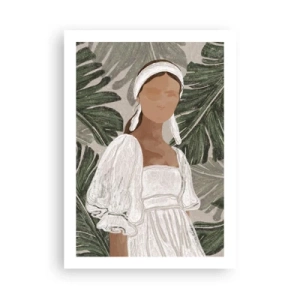 Poszter - Egzotikus portré - 50x70 cm