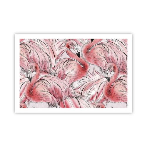 Poszter - Madári corps de ballet - 91x61 cm