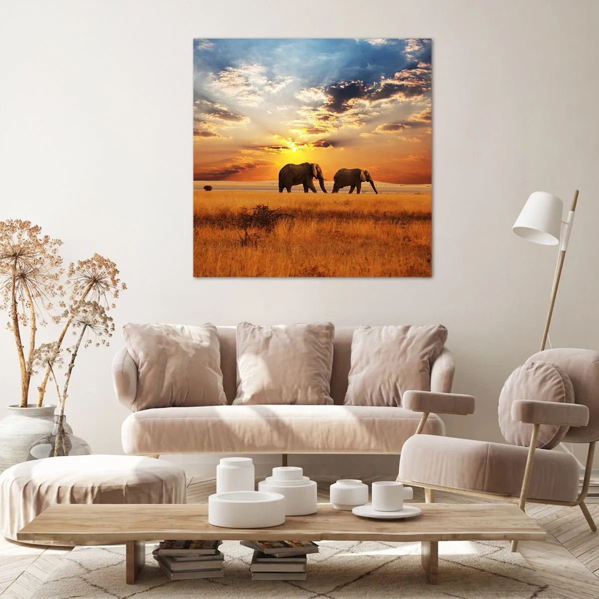 Vászonkép - Családi séta - 40x40 cm