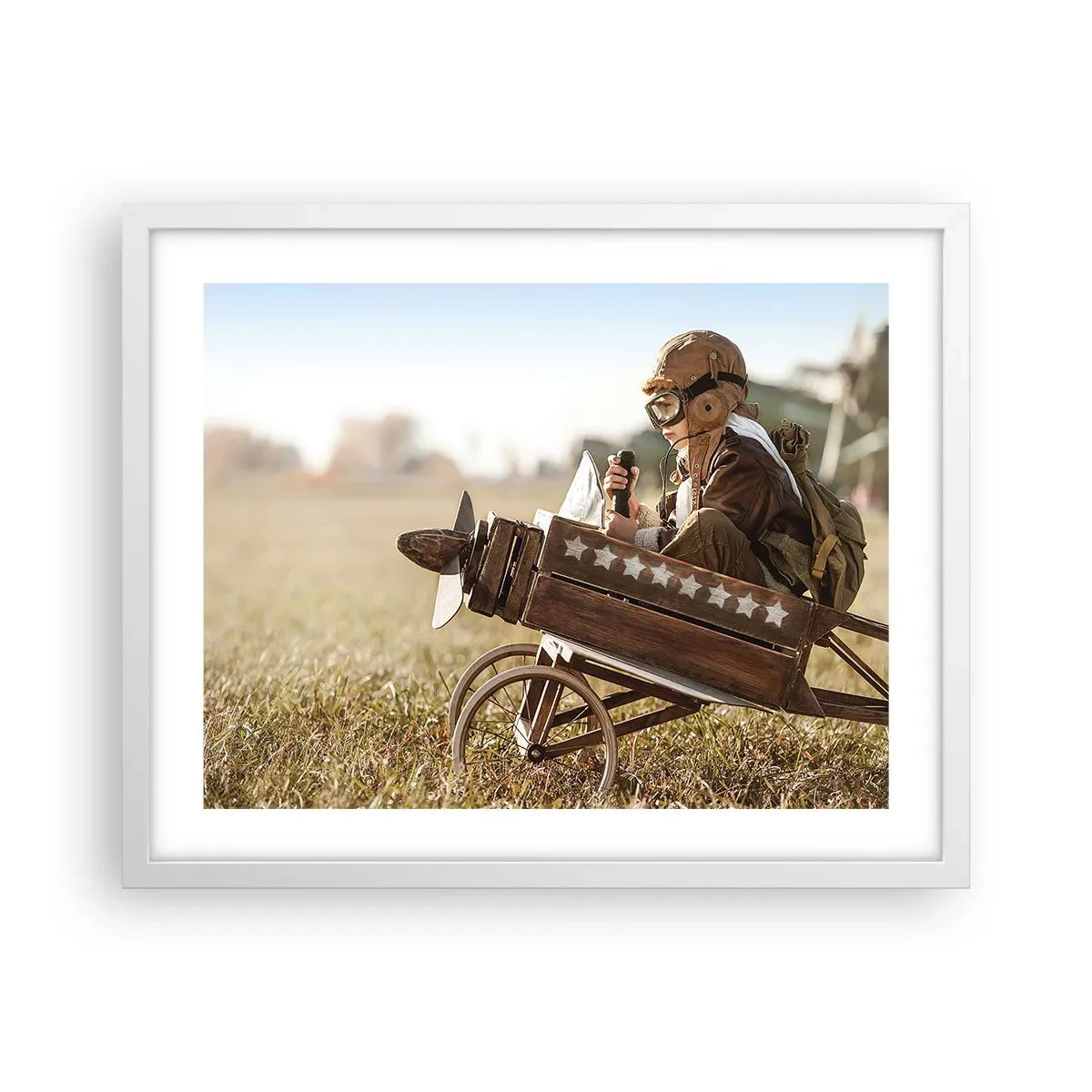 Poszter fekete keretben - Indulás egy álom felé - 50x40 cm