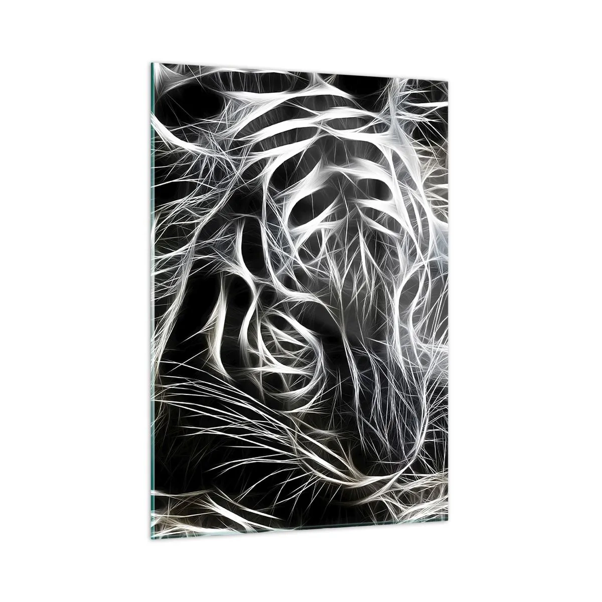 Üveg kép - Tanulmány a macska könnyedségéről - 50x70 cm