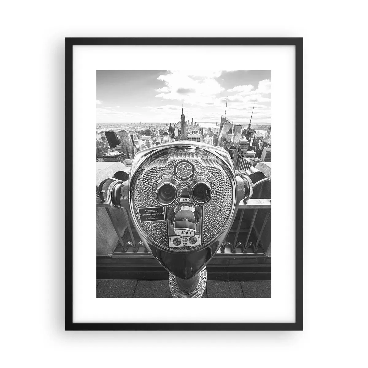 Poszter fehér keretben - A városok városa - 40x50 cm