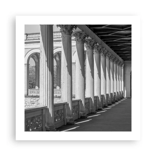 Poszter - Napsütötte árkádsor - 50x50 cm